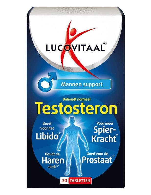 Foto van Lucovitaal testosteron mannen support tabletten