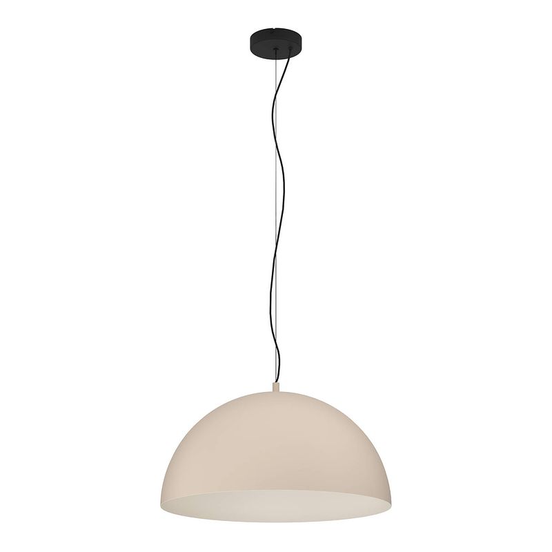 Foto van Eglo gaetano 1 hanglamp - e27 - ø 53,5 cm - zand/crème