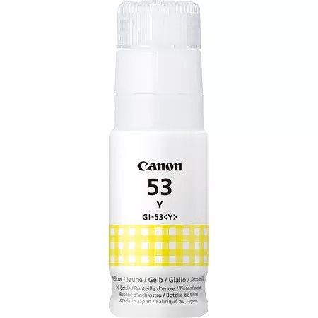 Foto van Canon gi-53 ink bottle yellow inkt geel