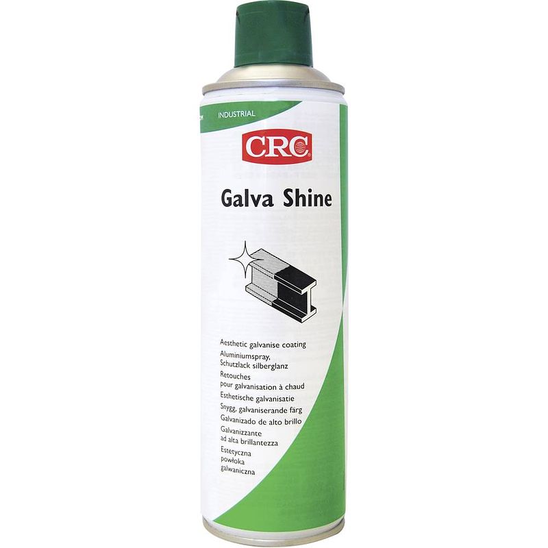 Foto van Crc 32319-aa galva shine aluminium corrosiebeschermingslak 500 ml