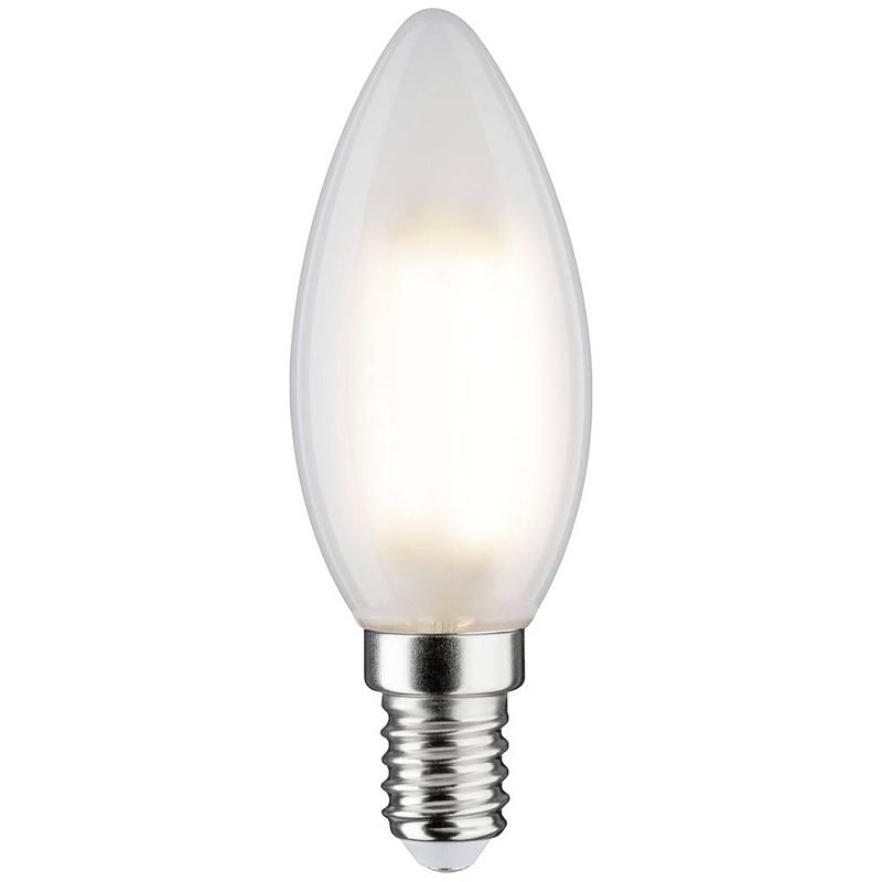 Foto van Paulmann 29076 led-lamp energielabel d (a - g) e14 kaars 5.9 w warmwit (ø x h) 35 mm x 97 mm 1 stuk(s)