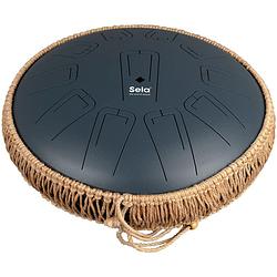 Foto van Sela setd13u3 unity steel tongue drum navy blue c#-mineur tongue drum 13 inch