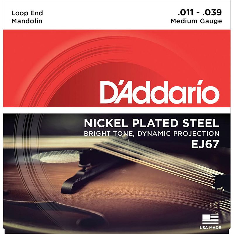 Foto van D'saddario ej67 snarenset voor mandoline