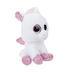 Foto van Kamparo pluchen knuffel pegasus 22 cm wit/roze