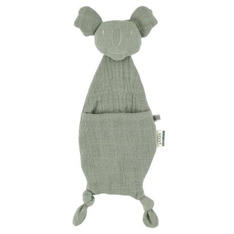 Foto van Trixie knuffeldoekje koala bliss olive junior 45 cm katoen groen