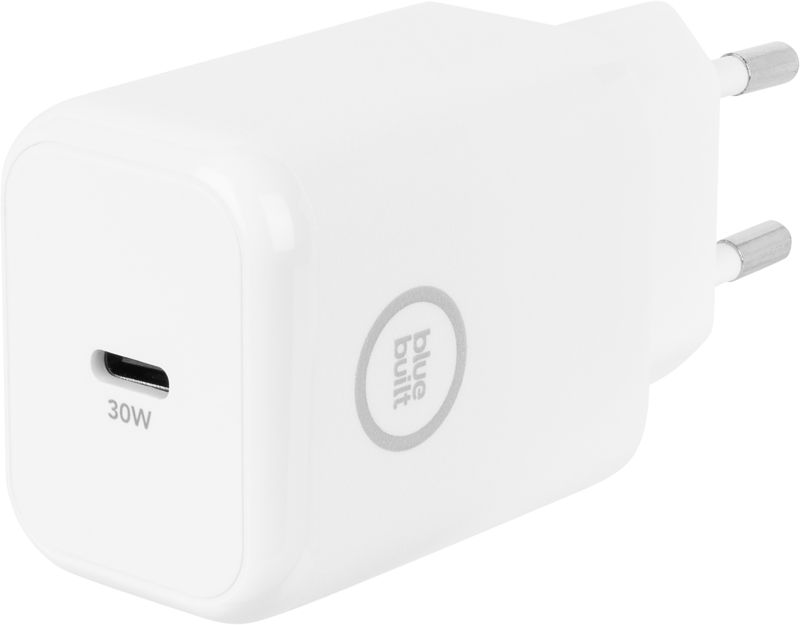 Foto van Bluebuilt power delivery oplader met usb c poort 30w wit