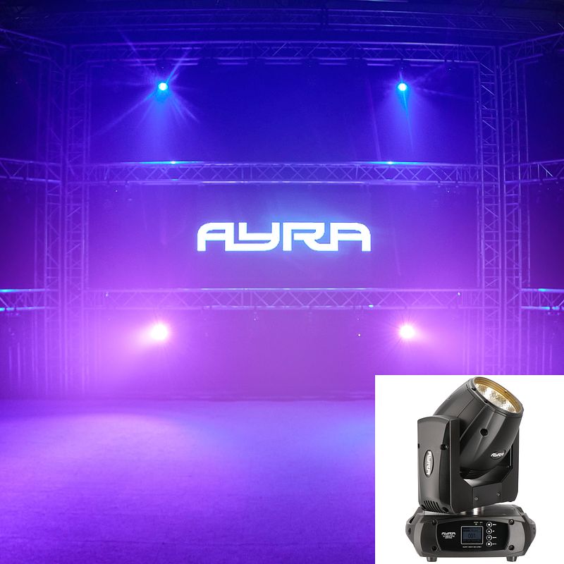 Foto van Ayra vision 150 wash led movinghead