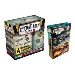 Foto van Spellenbundel - 2 stuks - escape room - the game basisspel 2 & uitbreiding redbeard's gold