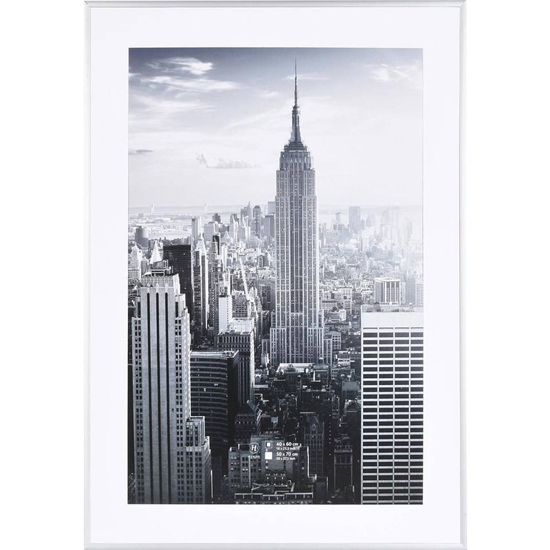 Foto van Henzo fotolijst manhattan - 50 x 70 cm - zilverkleurig