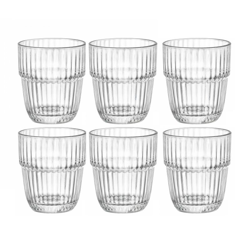 Foto van Bormioli cocktailglazen / whiskey glazen / waterglazen barshine - 395 ml - 6 stuks