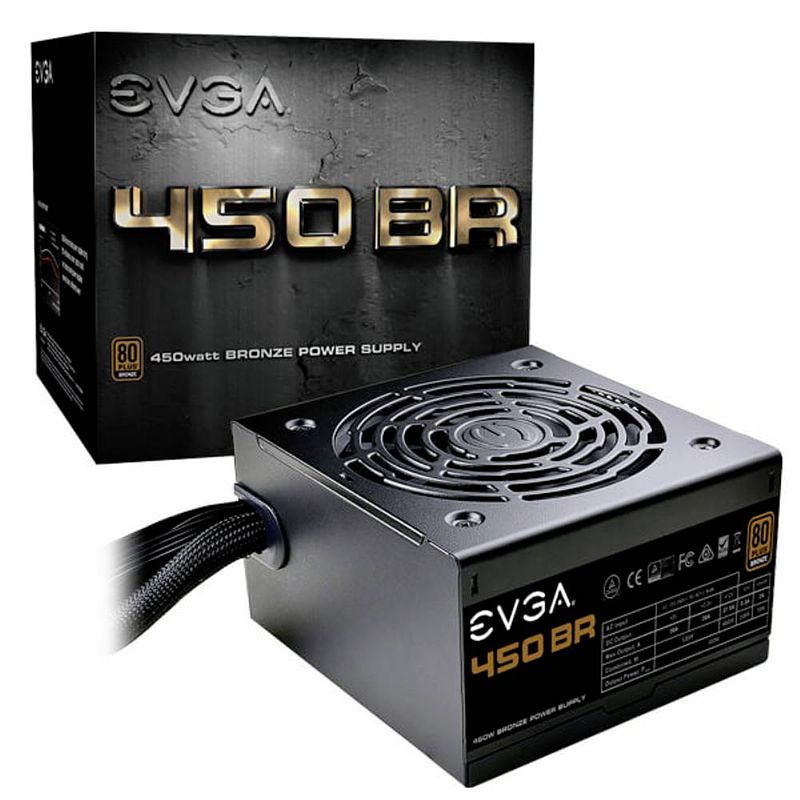 Foto van Evga 450 br pc-netvoeding 450 w 80 plus bronze