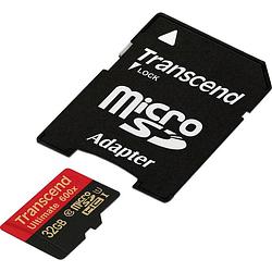 Foto van Transcend ultimate (600x) microsdhc-kaart 32 gb class 10, uhs-i incl. sd-adapter