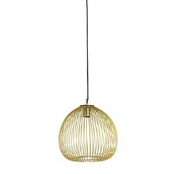 Foto van Light & living - hanglamp rilana - 34x34x35 - goud