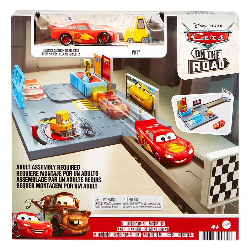 Foto van Mattel - - pixar cars rusteze training center speelset