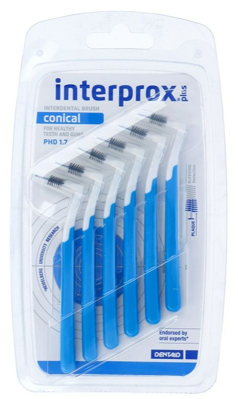 Foto van Interprox ragers plus conisch 3-5 mm blauw 6st