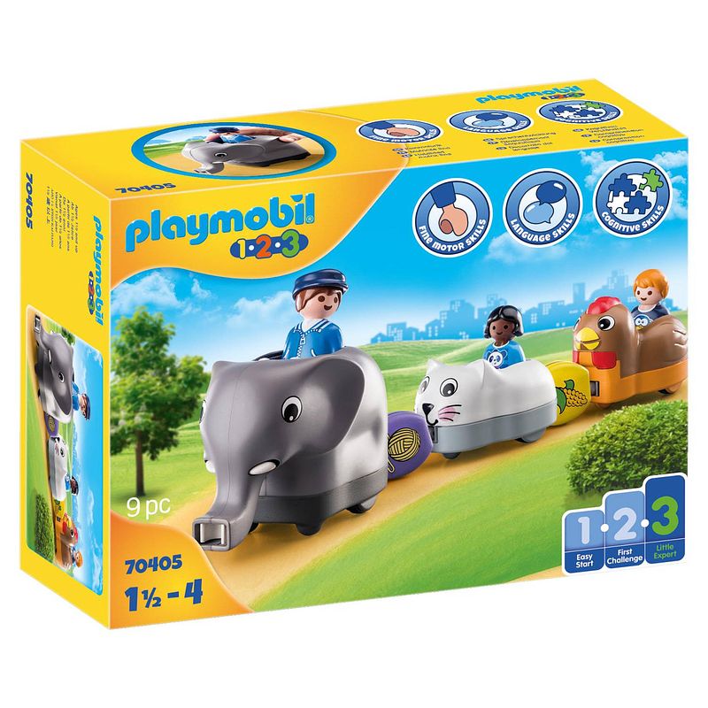 Foto van Playmobil 123 dierentrein 70405