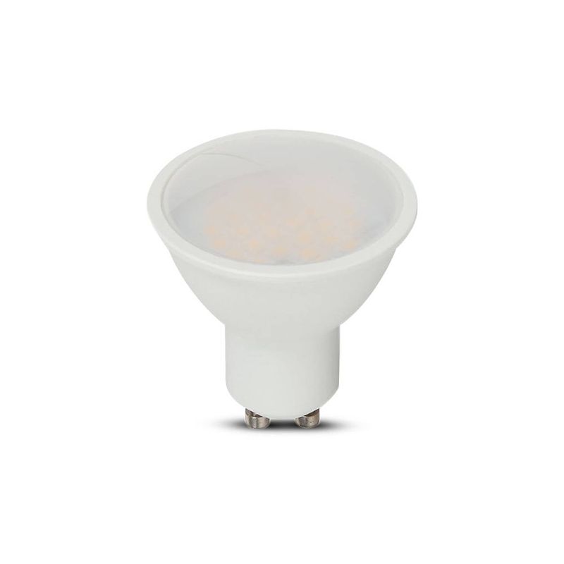 Foto van V-tac vt-271-n gu10 led spots - melkachtig - 110° - samsung - ip20 - wit - 10w - 1000 lumen - 3000k - 5 jaar