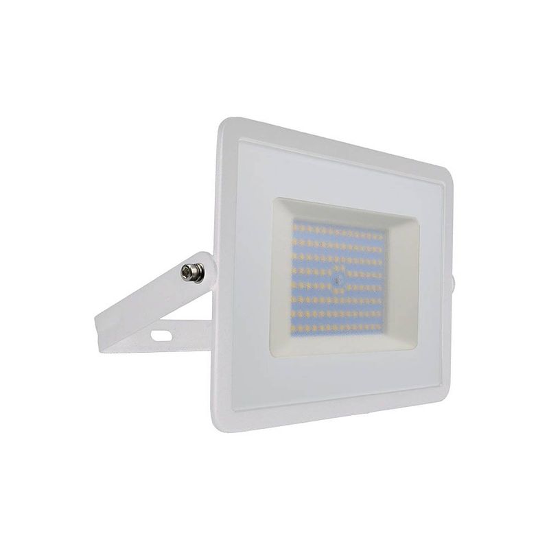 Foto van V-tac vt-40101w-n witte led schijnwerpers - e-serie - ip65 -100w - 8700 lumen - 6500k