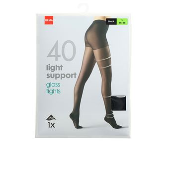 Foto van Hema panty support zwart 36/38 bij jumbo