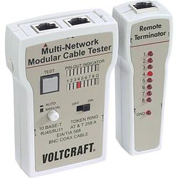 Foto van Voltcraft ct-2 kabeltester geschikt voor rj-45, bnc, rj-11