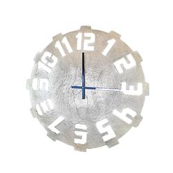Foto van Benoa philadelphia decorative brass antique wall clock 55 cm
