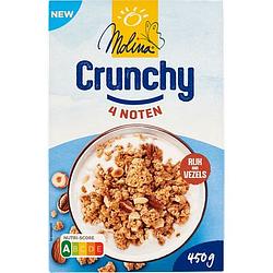 Foto van Molina crunchy 4 noten 450 g bij jumbo