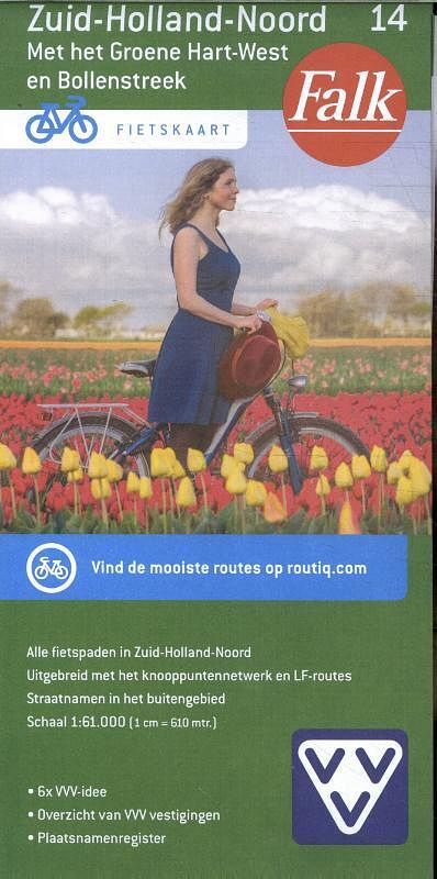 Foto van Falk vvv fietskaart 14. zuid-holland noord - pakket (9789028705074)