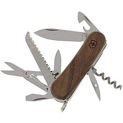 Foto van Victorinox evowood 2.3911.63 zwitsers zakmes aantal functies: 13 hout