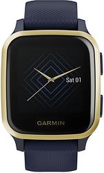 Foto van Garmin venu sq music blauw/goud