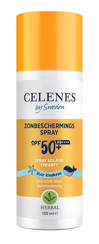 Foto van Celenes by sweden herbal zonbeschermingsspray kids spf50+