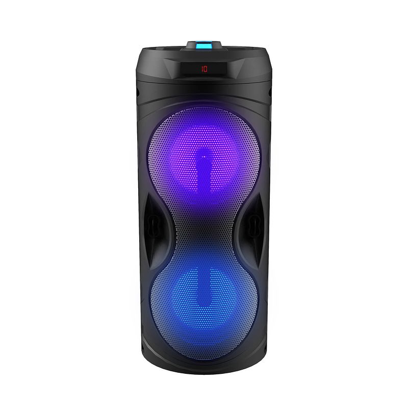 Foto van Idance typhoon101 party speaker - draagbare bluetooth speaker - discolicht - 100 watt - microfoon en afstandsbediening