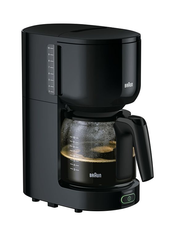 Foto van Braun kf3100 bk purease koffiefilter apparaat zwart