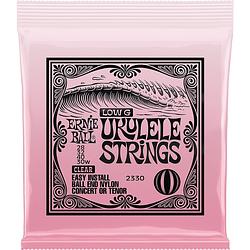 Foto van Ernie ball 2330 ukulele strings low g snaren voor concert of tenor ukelele met lage g