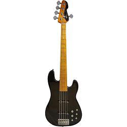 Foto van Markbass mb gv 5 gloxy val black cr mp 5-snarige elektrische basgitaar met gigbag