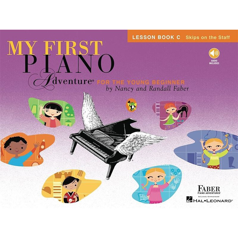 Foto van Hal leonard my first piano adventure lesson book c pianoboek met audio-online