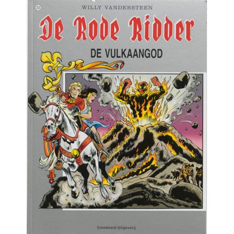 Foto van De vulkaangod - de rode ridder