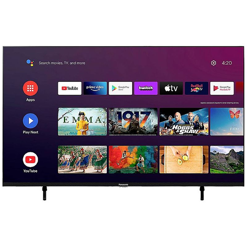 Foto van Panasonic tx-43lxw834 led-tv 108 cm 43 inch energielabel g (a - g) smart tv, uhd, wifi, dvb-c, dvb-s2, dvb-t, dvb-t2 zwart