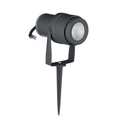 Foto van V-tac vt-857-g tuinspikes buitenverlichting - grijs - ip65 - 12w - 720 lumen - groen