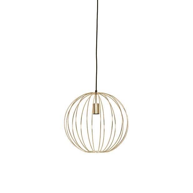 Foto van Light & living - hanglamp suden - 40x40x41 - goud