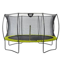 Foto van Exit silhouette trampoline rond - 427 cm - groen