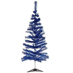 Foto van Kleine ijsblauw kerstboom van 120 cm - kunstkerstboom