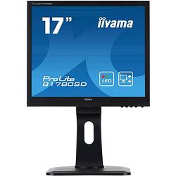 Foto van Iiyama prolite b1780sd-b1 led-monitor 43.2 cm (17 inch) energielabel e (a - g) 1280 x 1024 pixel sxga 5 ms dvi, vga tn led