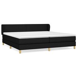 Foto van The living store boxspringbed - comfort - bed - 203x203x78/88 cm - zwart