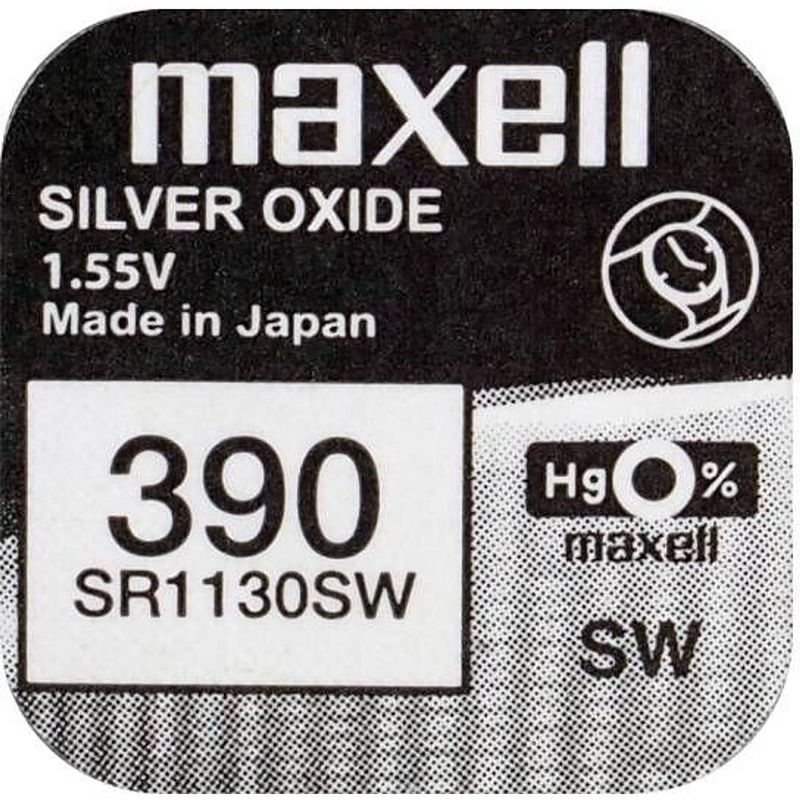 Foto van Maxell silver oxide 390 blister 1