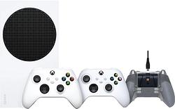 Foto van Xbox series s + wireless controller robot wit + pdp play & charge kit