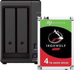 Foto van Synology ds723+ + seagate ironwolf 4tb