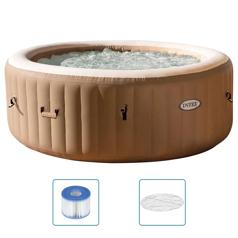 Foto van Intex bubbelbad purespa rond 196x71 cm