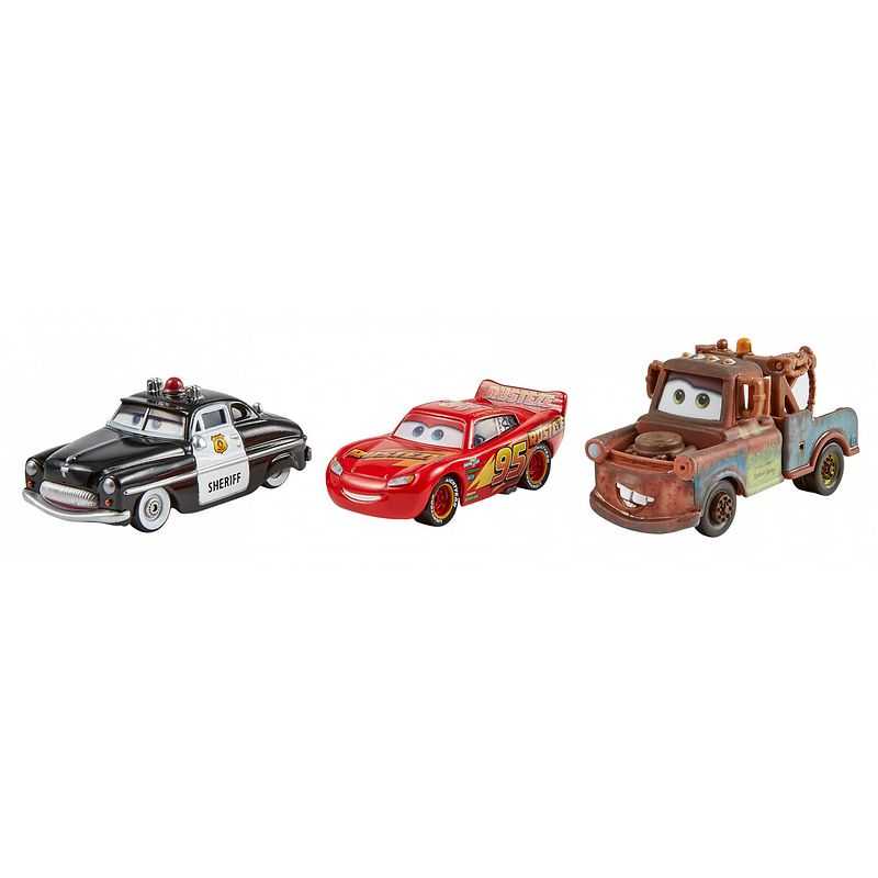 Foto van Disney speelgoedauto cars junior die-cast 1:55 3-delig