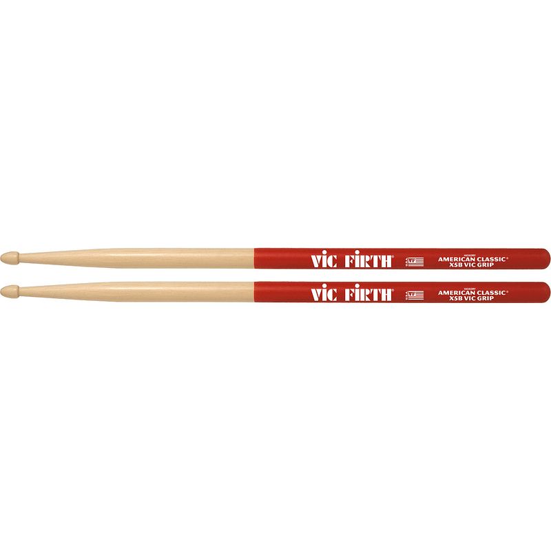 Foto van Vic firth american classic x5b vic grip drumstokken