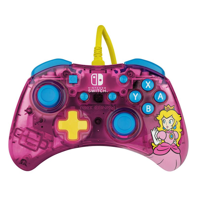 Foto van Nintendo switch pdp gaming rock candy bubblegum peach controller